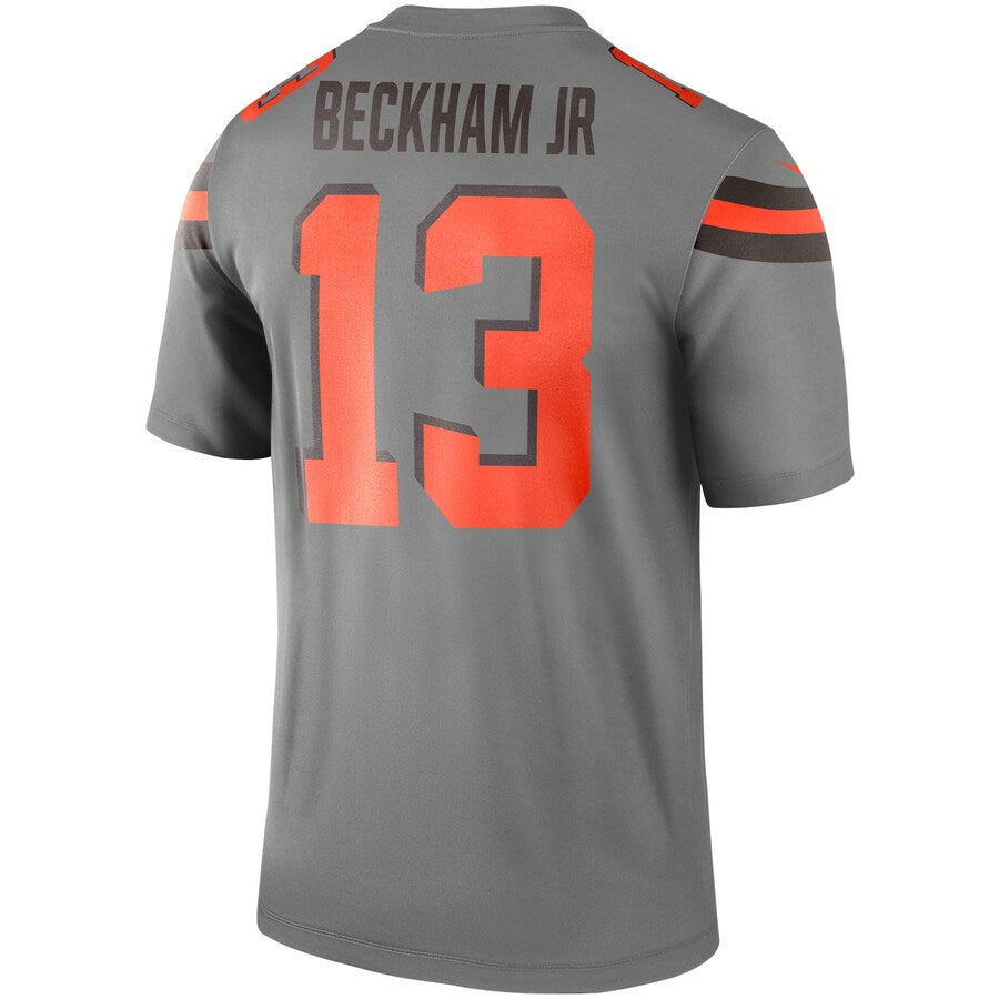 CLE OJ Gray Inverted Legend Jersey rtj football 6020