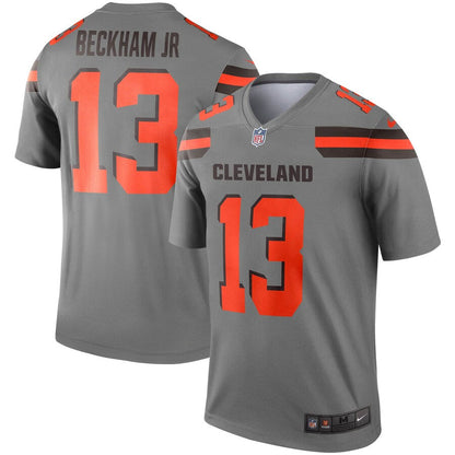 CLE OJ Gray Inverted Legend Jersey rtj football 6020
