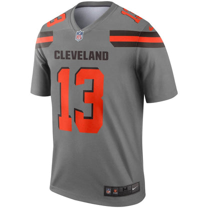 CLE OJ Gray Inverted Legend Jersey rtj football 6020