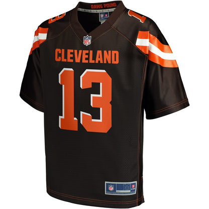 CLE OJ  Pro Line Brown Logo Jersey rtj football 6033