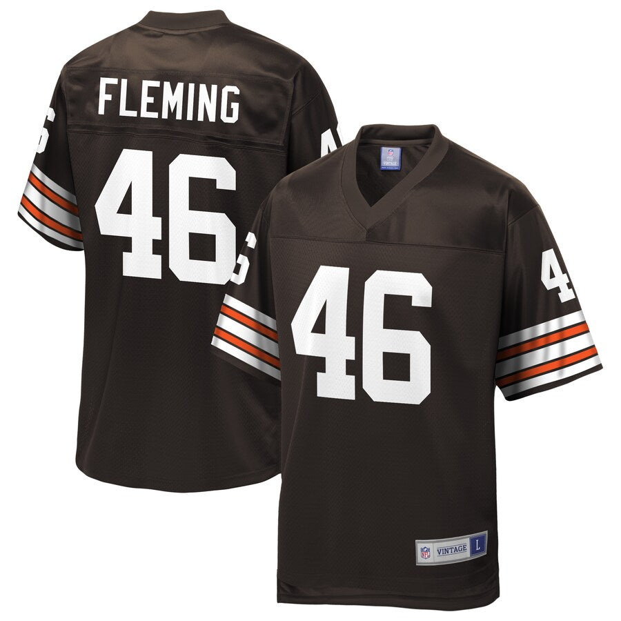 CLE DF  Pro Line Brown Jersey rtj football 6099