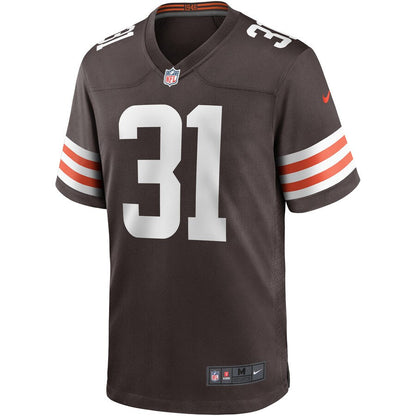 Cleveland Browns Andy Janovich Brown Game Jersey - retro stitched football jersey for Cleveland Browns fans