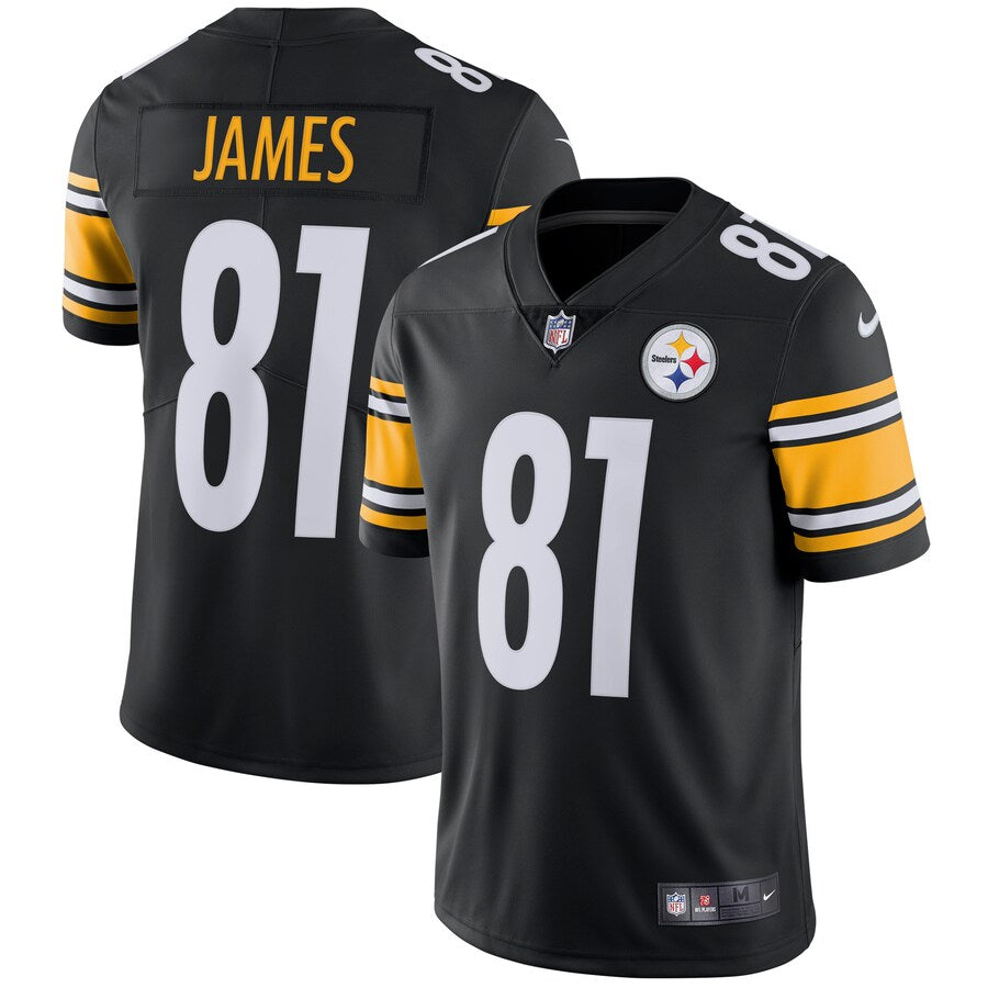 Pittsburgh Steelers Jesse James Black Limited Jersey - retro stitched football jersey for Pittsburgh Steelers fans