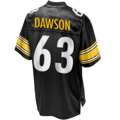 NFL Pro Line Pittsburgh Steelers Dermontti Dawson Jersey - retro stitched football jersey for Pittsburgh Steelers fans