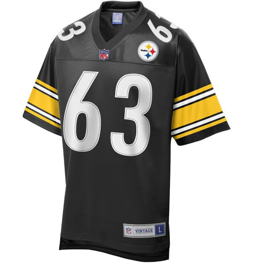 NFL Pro Line Pittsburgh Steelers Dermontti Dawson Jersey - retro stitched football jersey for Pittsburgh Steelers fans