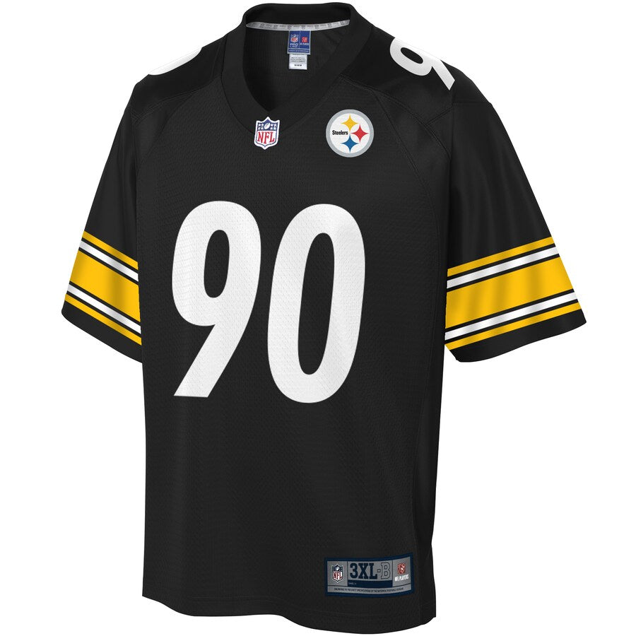 PIT TW  Pro Line Black Big Tall Jersey rtj football 5902