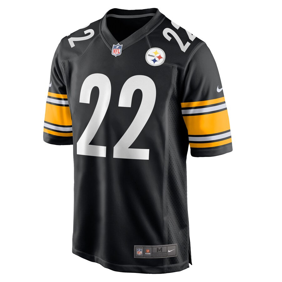 Pittsburgh Steelers Steven Nelson Black Game Jersey - retro stitched football jersey for Pittsburgh Steelers fans