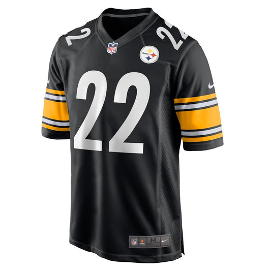 Pittsburgh Steelers Steven Nelson Black Game Jersey - retro stitched football jersey for Pittsburgh Steelers fans