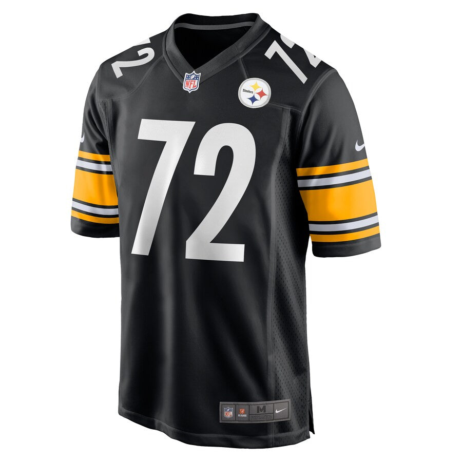 Pittsburgh Steelers Zach Banner Black Game Jersey - retro stitched football jersey for Pittsburgh Steelers fans