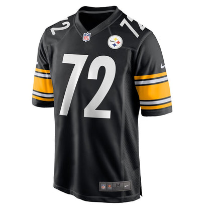 Pittsburgh Steelers Zach Banner Black Game Jersey - retro stitched football jersey for Pittsburgh Steelers fans