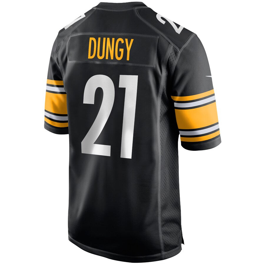 Pittsburgh Steelers Tony Dungy Black Game Jersey - retro stitched football jersey for Pittsburgh Steelers fans