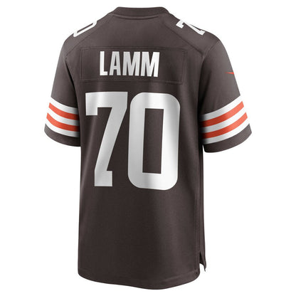 Cleveland Browns Kendall Lamm Brown Game Jersey - retro stitched football jersey for Cleveland Browns fans