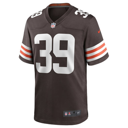 Cleveland Browns Terrance Mitchell Brown Game Jersey - retro stitched football jersey for Cleveland Browns fans