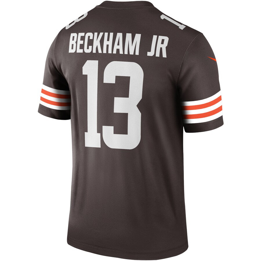 Cleveland Browns Odell Beckham Jr Brown Legend Jersey - retro stitched football jersey for Cleveland Browns fans