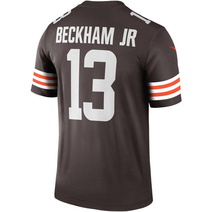 Cleveland Browns Odell Beckham Jr Brown Legend Jersey - retro stitched football jersey for Cleveland Browns fans