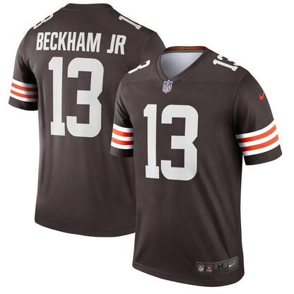 Cleveland Browns Odell Beckham Jr Brown Legend Jersey - retro stitched football jersey for Cleveland Browns fans