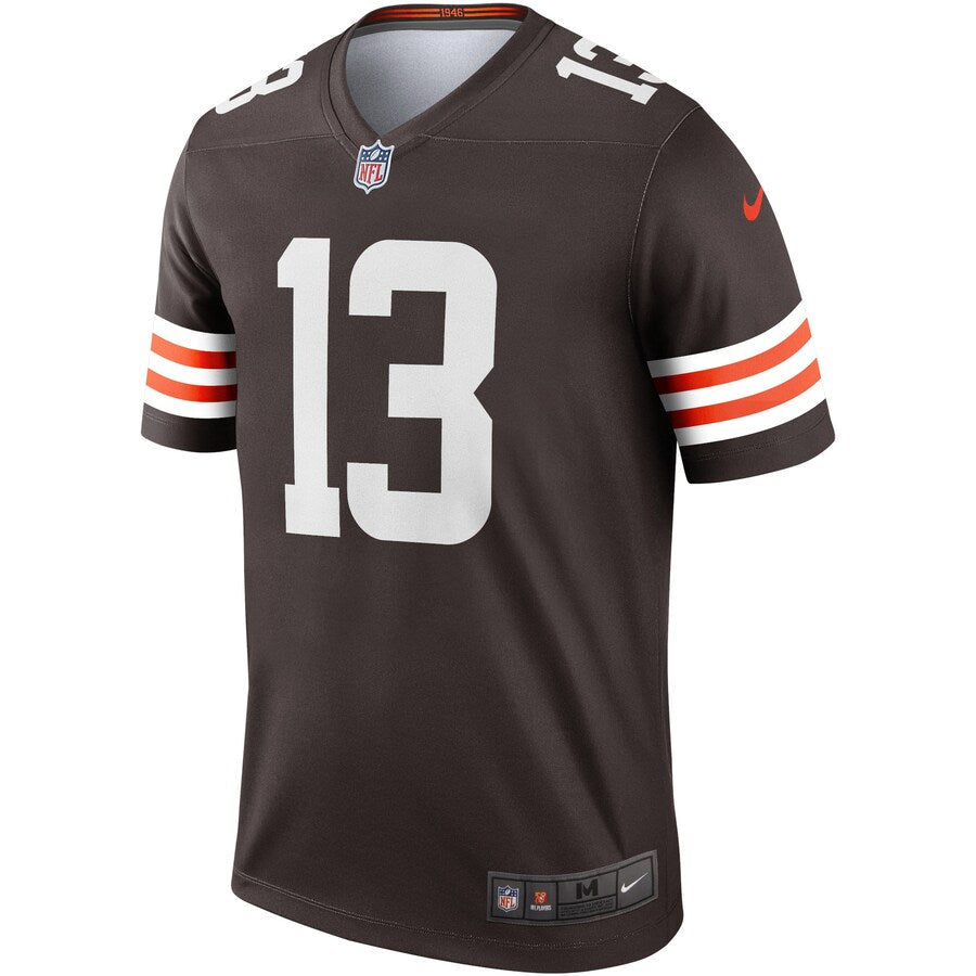 Cleveland Browns Odell Beckham Jr Brown Legend Jersey - retro stitched football jersey for Cleveland Browns fans