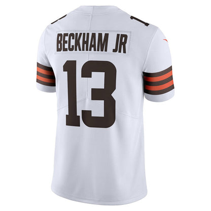 Cleveland Browns Odell Beckham Jr White Limited Jersey - retro stitched football jersey for Cleveland Browns fans