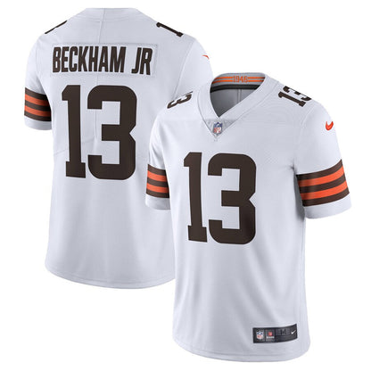 Cleveland Browns Odell Beckham Jr White Limited Jersey - retro stitched football jersey for Cleveland Browns fans