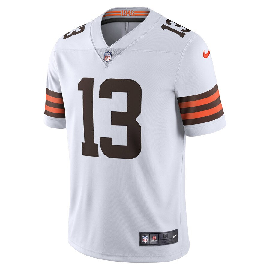 Cleveland Browns Odell Beckham Jr White Limited Jersey - retro stitched football jersey for Cleveland Browns fans