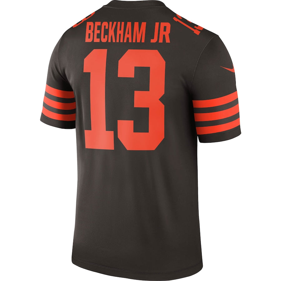 Cleveland Browns Odell Beckham Jr Brown Legend Jersey - retro stitched football jersey for Cleveland Browns fans