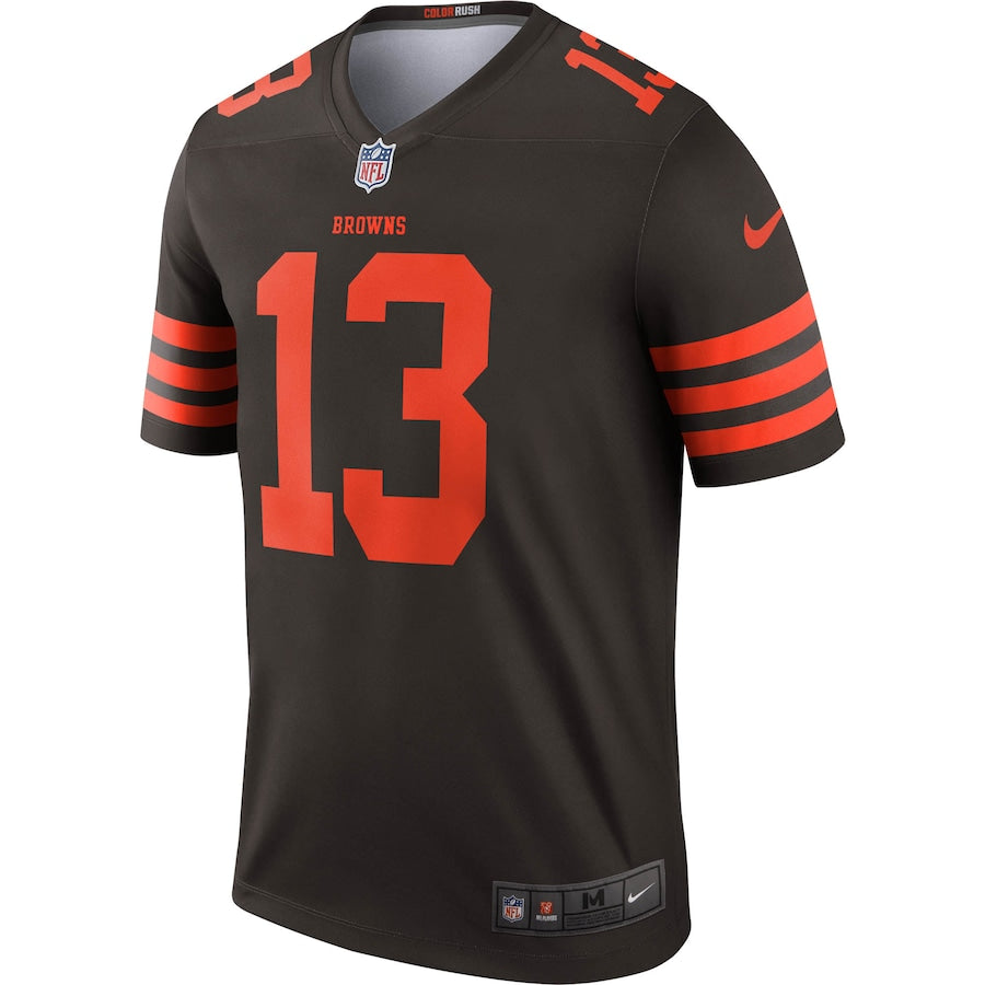 Cleveland Browns Odell Beckham Jr Brown Legend Jersey - retro stitched football jersey for Cleveland Browns fans
