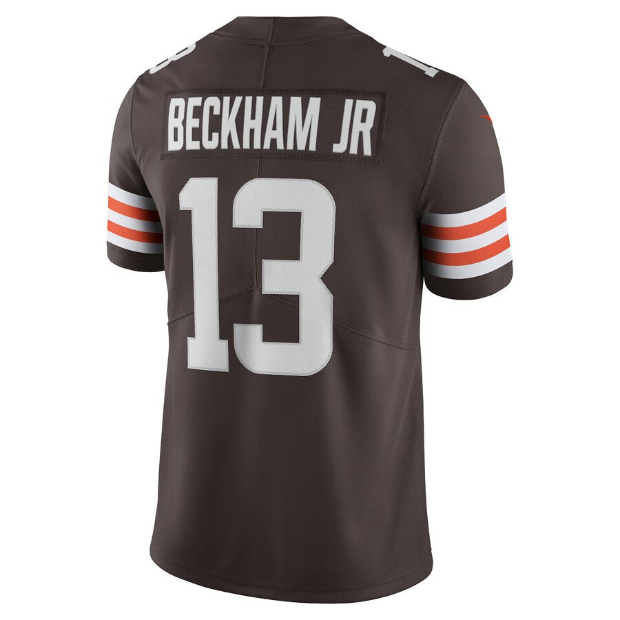 Cleveland Browns Odell Beckham Jr Brown Limited Jersey - retro stitched football jersey for Cleveland Browns fans