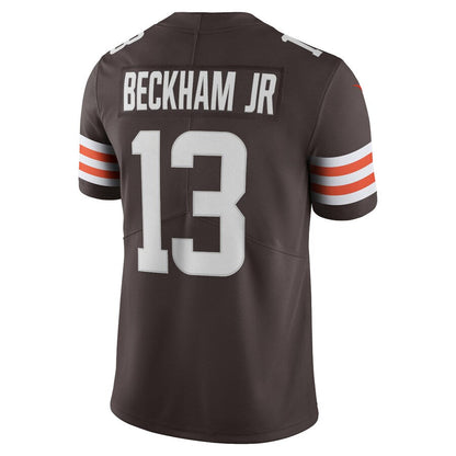 Cleveland Browns Odell Beckham Jr Brown Limited Jersey - retro stitched football jersey for Cleveland Browns fans