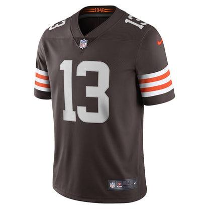 Cleveland Browns Odell Beckham Jr Brown Limited Jersey - retro stitched football jersey for Cleveland Browns fans