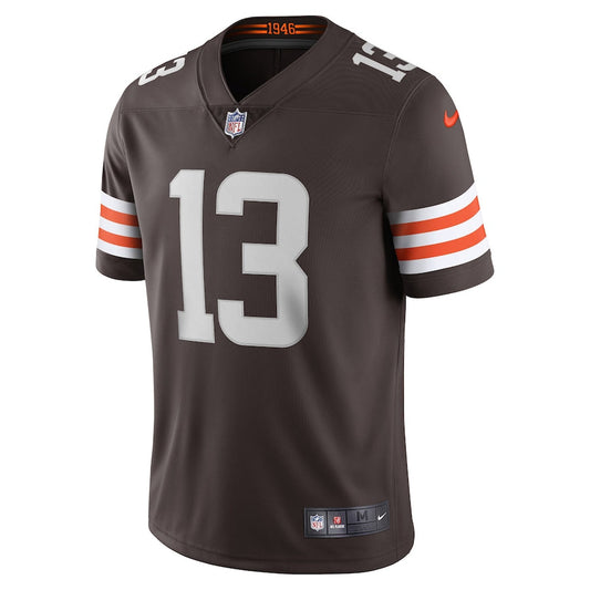 Cleveland Browns Odell Beckham Jr Brown Limited Jersey - retro stitched football jersey for Cleveland Browns fans