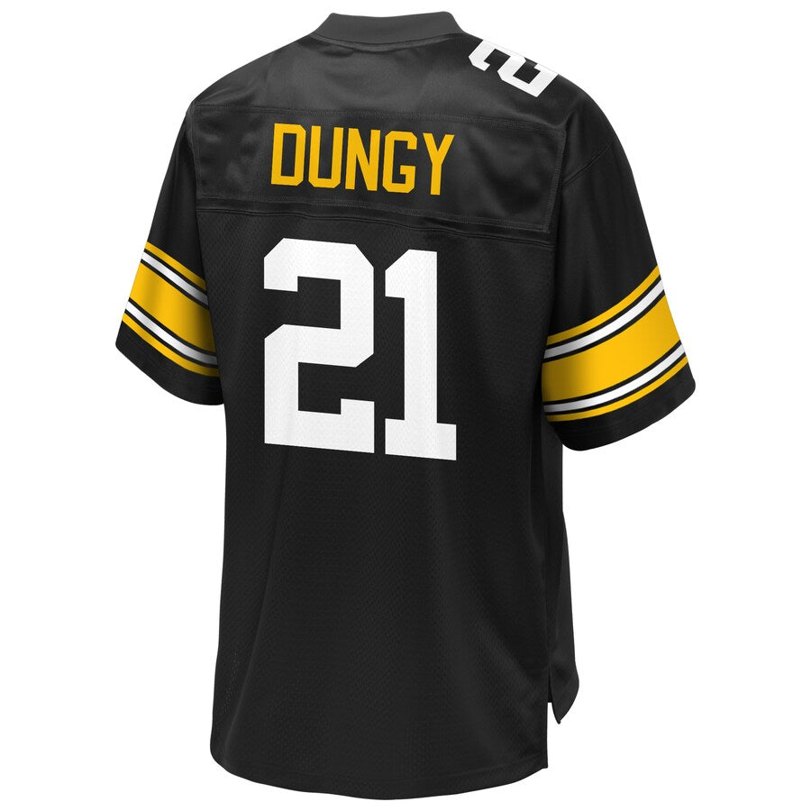 Pittsburgh Steelers Tony Dungy NFL Pro Line Black Jersey - retro stitched football jersey for Pittsburgh Steelers fans