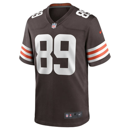 Cleveland Browns Stephen Carlson Brown Game Jersey - retro stitched football jersey for Cleveland Browns fans