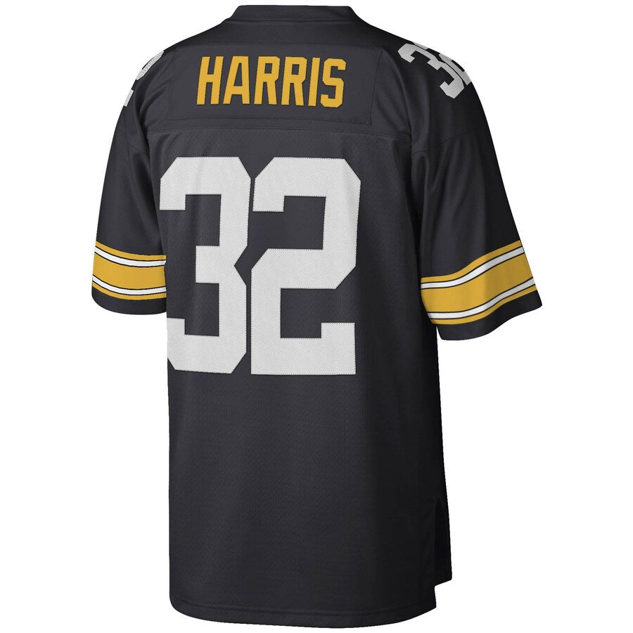 Pittsburgh Steelers Franco Harris Black Legacy Jersey - retro stitched football jersey for Pittsburgh Steelers fans