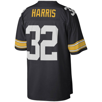 Pittsburgh Steelers Franco Harris Black Legacy Jersey - retro stitched football jersey for Pittsburgh Steelers fans