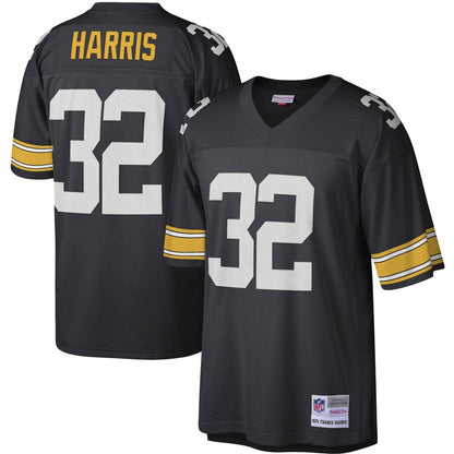 Pittsburgh Steelers Franco Harris Black Legacy Jersey - retro stitched football jersey for Pittsburgh Steelers fans