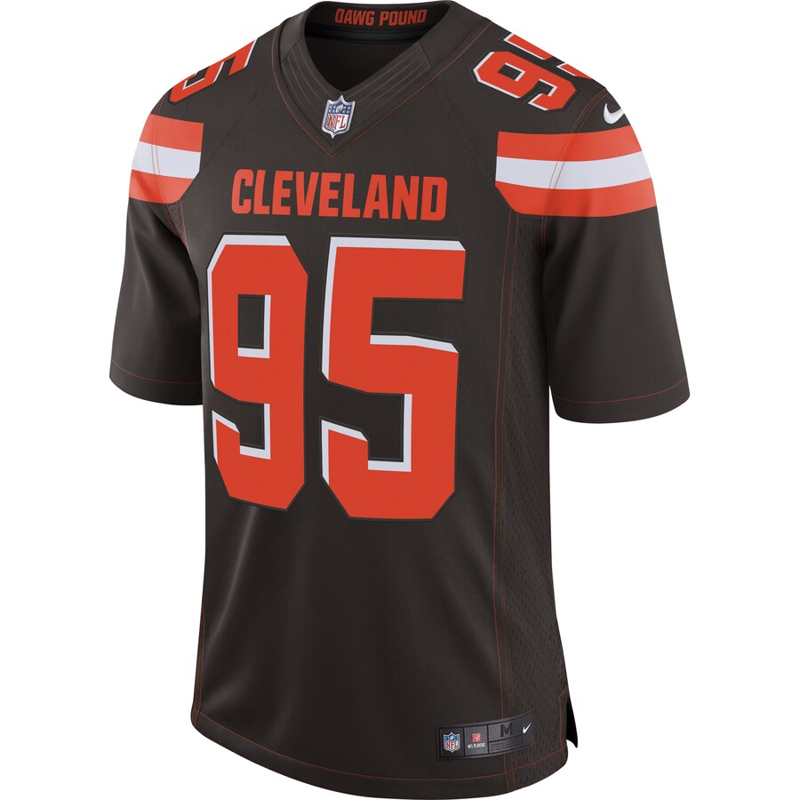 Cleveland Browns Myles Garrett Brown Speed Machine Limited Jersey - retro stitched football jersey for Cleveland Browns fans