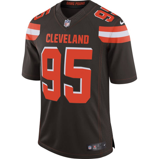 Cleveland Browns Myles Garrett Brown Speed Machine Limited Jersey - retro stitched football jersey for Cleveland Browns fans