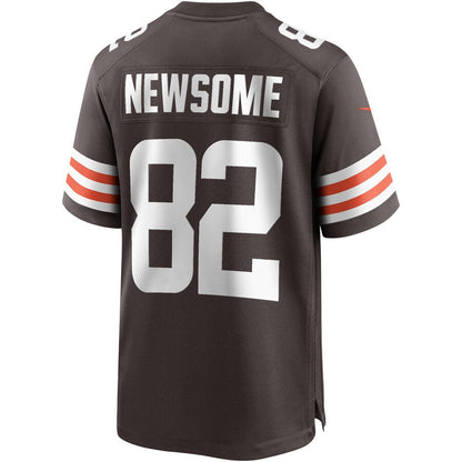Cleveland Browns Ozzie Newsome Brown Game Jersey - retro stitched football jersey for Cleveland Browns fans