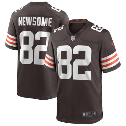 Cleveland Browns Ozzie Newsome Brown Game Jersey - retro stitched football jersey for Cleveland Browns fans