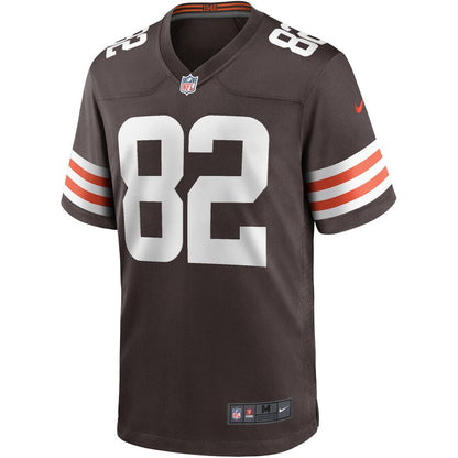 Cleveland Browns Ozzie Newsome Brown Game Jersey - retro stitched football jersey for Cleveland Browns fans