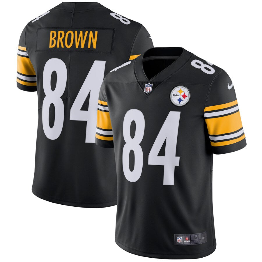 Pittsburgh Steelers Antonio Brown Black Limited Jersey - retro stitched football jersey for Pittsburgh Steelers fans