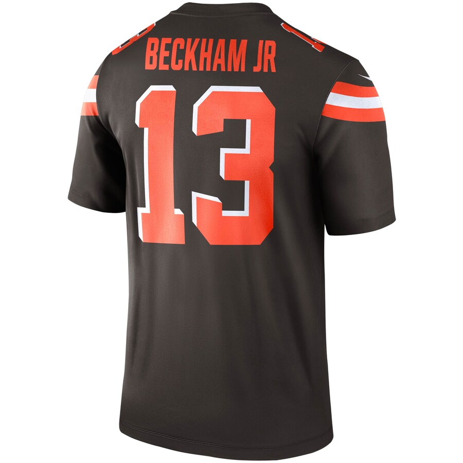 Cleveland Browns Odell Beckham Jr Brown Legend Jersey - retro stitched football jersey for Cleveland Browns fans
