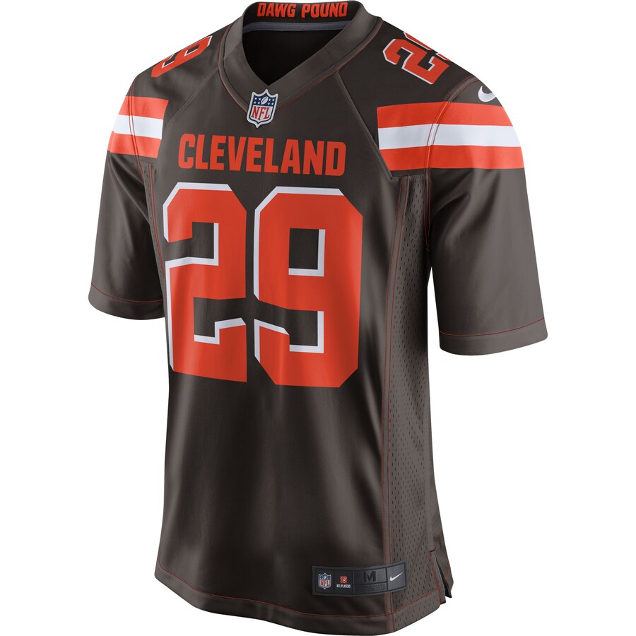 Cleveland Browns Duke Johnson Jr Brown Game Jersey - retro stitched football jersey for Cleveland Browns fans