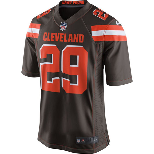 Cleveland Browns Duke Johnson Jr Brown Game Jersey - retro stitched football jersey for Cleveland Browns fans