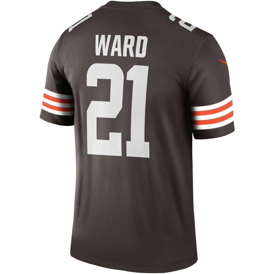 Cleveland Browns Denzel Ward Brown Legend Jersey - retro stitched football jersey for Cleveland Browns fans