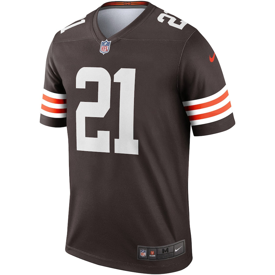Cleveland Browns Denzel Ward Brown Legend Jersey - retro stitched football jersey for Cleveland Browns fans