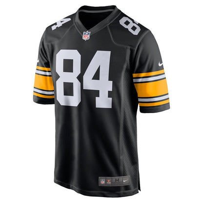 Pittsburgh Steelers Antonio Brown Black Alternate Game Jersey - retro stitched football jersey for Pittsburgh Steelers fans