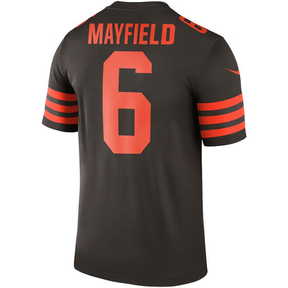 Cleveland Browns Baker Mayfield Brown Legend Jersey - retro stitched football jersey for Cleveland Browns fans