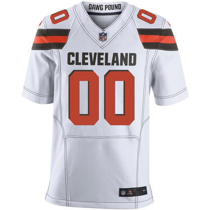 CLE White Elite Custom Jersey rtj football 6092