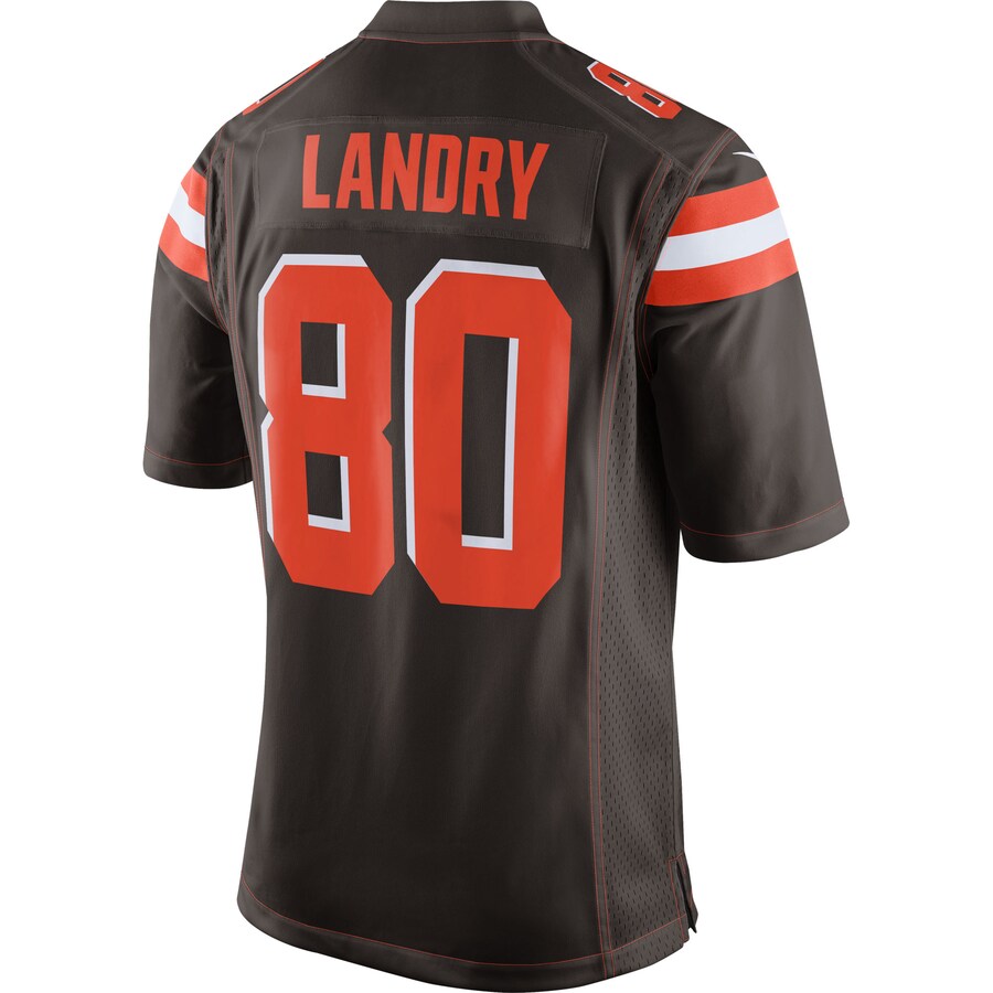 Cleveland Browns Jarvis Landry Brown Game Jersey - retro stitched football jersey for Cleveland Browns fans